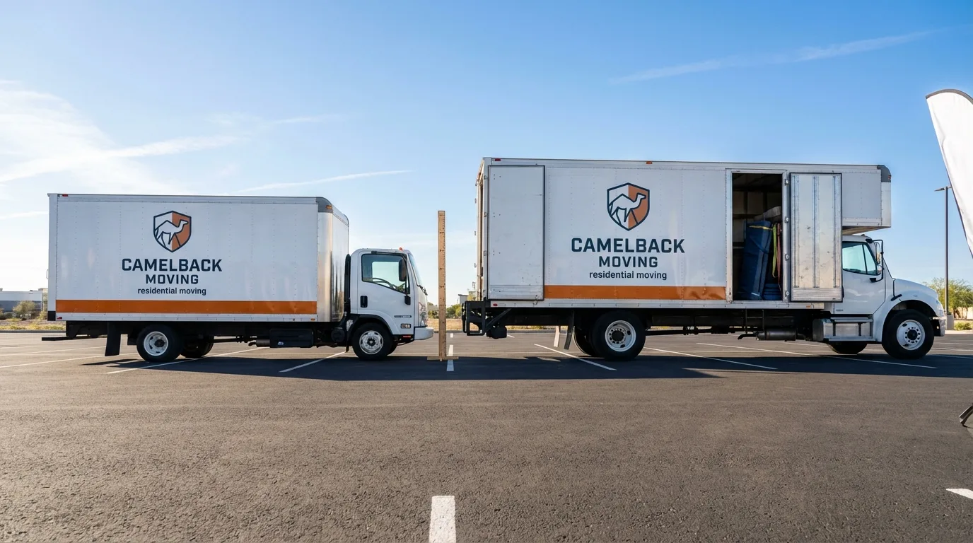 Moving truck size capacity guide in Lake Orion